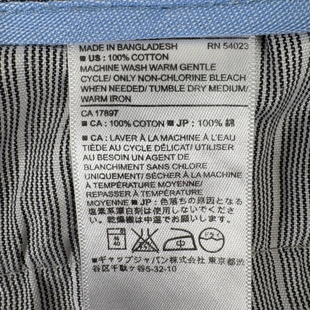 Banana Republic Emerson Chino Mens 36x28 Tan Straight Leg Cotton Pants Khaki